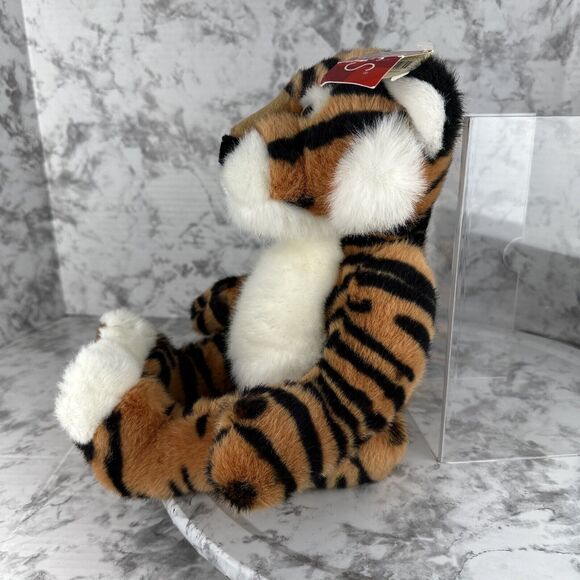 Tickles The Bengal Tiger Russ Berrie 16" Weighted Stuffed Animal Plush Vintage - Picture 3 of 12